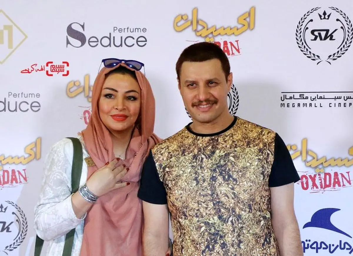 همسر جواد عزتی روی تخت بیمارستان + عکس