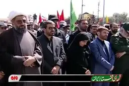  رجزخوانی دختر شهید شادمانی علیه رژیم صهیونیستی