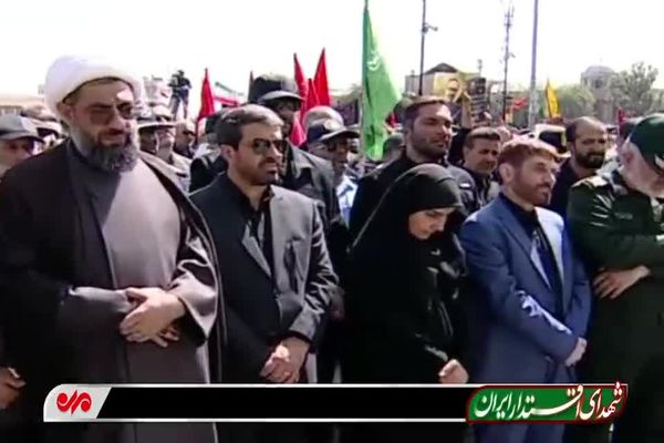 رجزخوانی دختر شهید شادمانی علیه رژیم صهیونیستی
