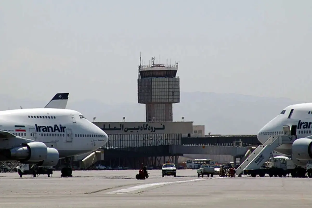 عکس ماهواره‌ای از خسارت فرودگاه مهرآباد