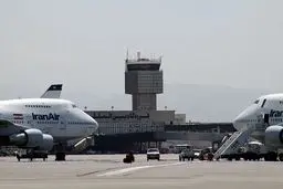 عکس ماهواره‌ای از خسارت فرودگاه مهرآباد