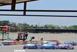 لحظه غم انگیز درگذشت عکاس ورزشی در پیست اتومبیلرانی