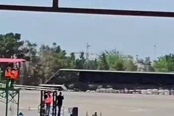 لحظه غم انگیز درگذشت عکاس ورزشی در پیست اتومبیلرانی