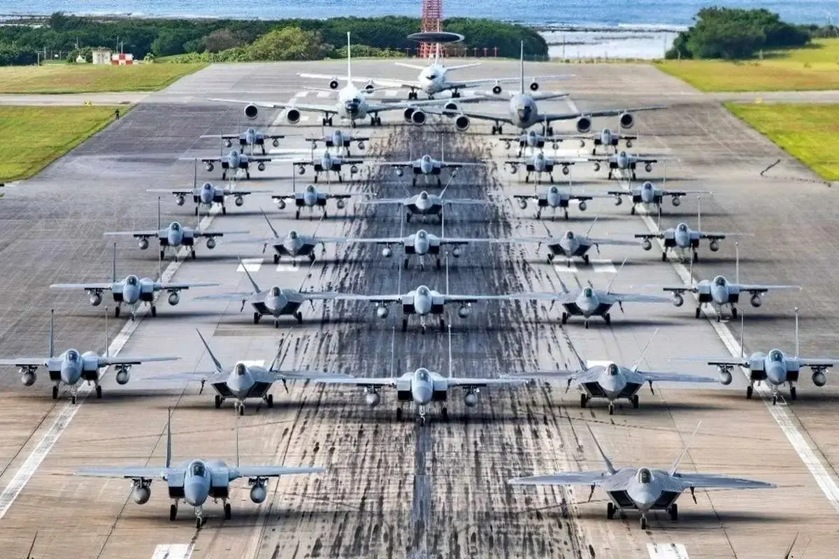 آخرین آمار استقرار هواپیماهای نظامی آمریکا در منطقه