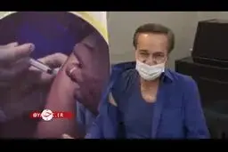 خواننده معروف بعد از تزریق واکسن کرونا زد زیر آواز؛فیلم