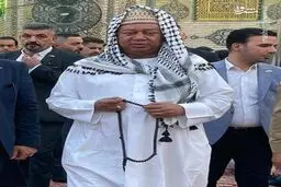تصاویر تشرف دبیرکل اوپک به حرم امام علی (ع) 