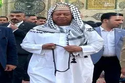 تصاویر تشرف دبیرکل اوپک به حرم امام علی (ع) 