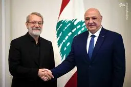 تصاویر خاص از سفر لاریجانی به لبنان