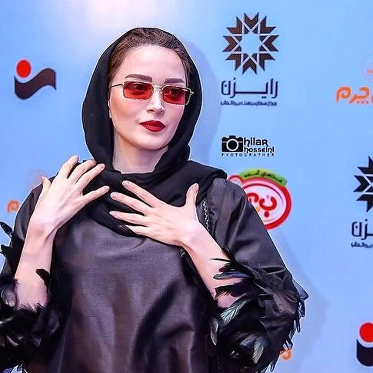 بهنوش طباطبایی و خواهر زاده اش 