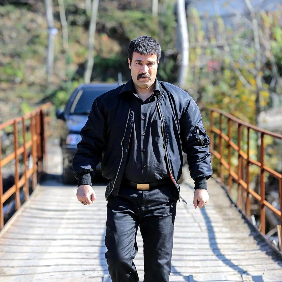 عکس دیدنی احمد مهرانفر و پسر بانمکش نیک 