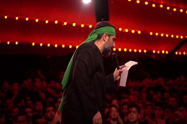 عزاداری پزشکیان و قالیباف در هیات ریحانه الحسین(س) + فیلم