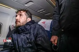تصاویری از حسن فیروزی داخل هواپیما در حال فرار از کشور
