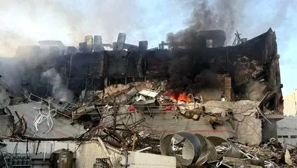لحظه اصابت موشک قدرتمند ایران به بئرالسبع اسرائیل