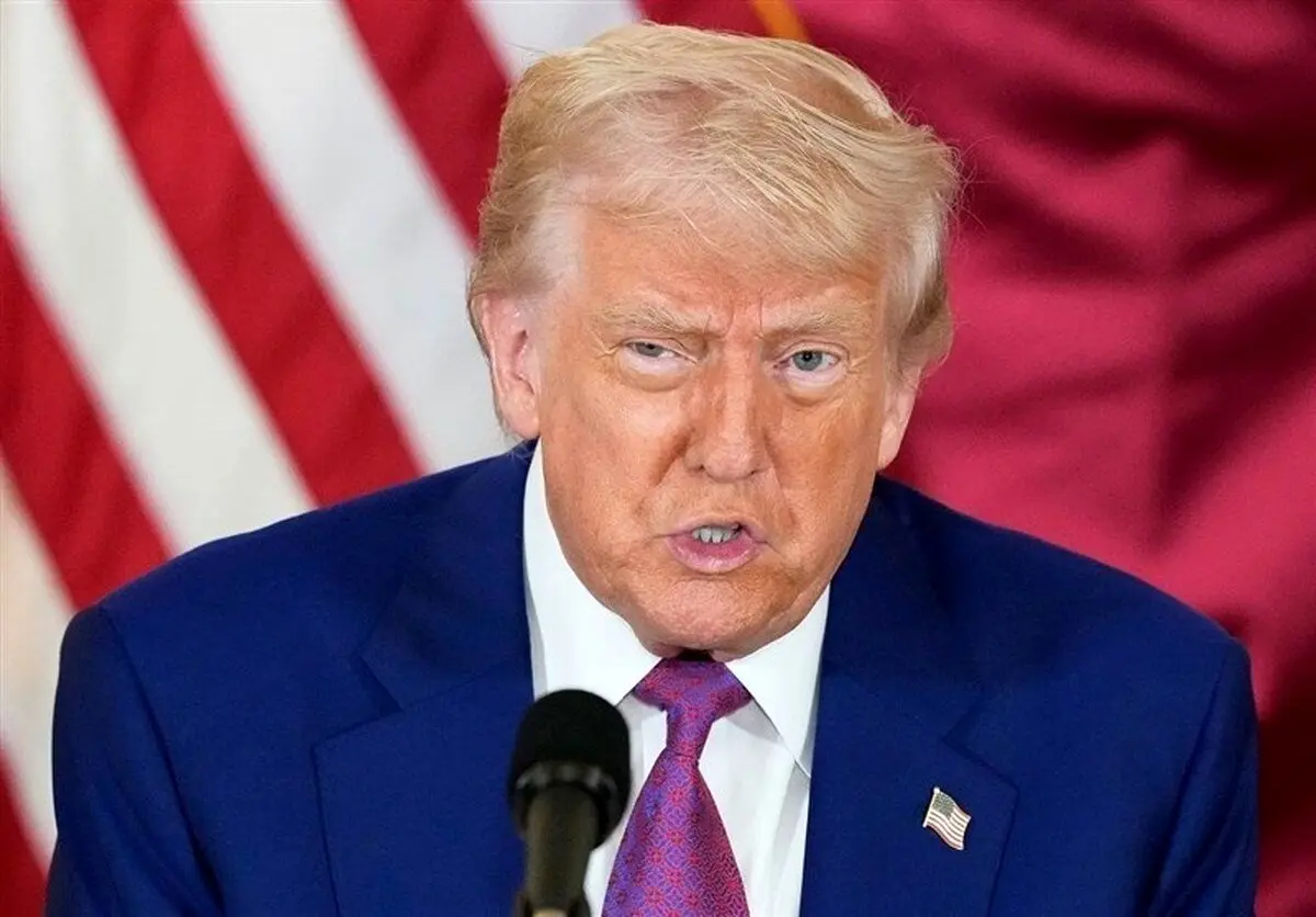 سر و کله ترامپ پیدا شد + فیلم