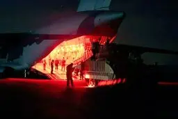 ورود تانک ها و ادوات زرهی آمریکا به منطقه