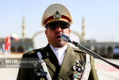 عهد سربازی در مسجد مقدس جمکران