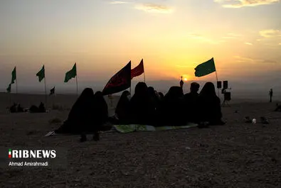 عزاداری سنتی در بیابان