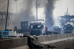 تصاویر انفجار در «اسکله شهید رجایی» بندرعباس