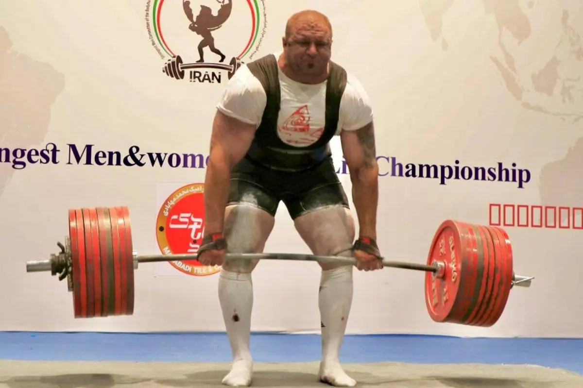 حمله قوی‌ترین مرد ایران به سنگین‌ترین وزنه تاریخ