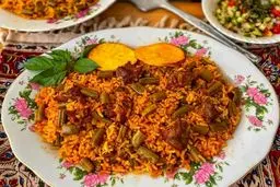 دستور پخت عالی متفاوت لوبیا پلو با امکانات ساده | با این ادویه غذاتو رستورانی کن و لذت ببر