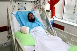 اولین سخنان سومین مضروب حادثه تروریستی حرم مطهر رضوی