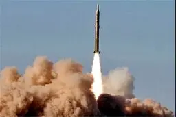 رقص موشک های غول پیکر سجیل در آسمان اسرائیل
