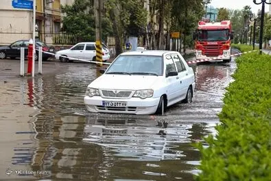 سیلاب در رشت