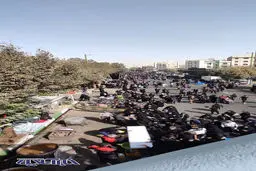 پیاده روی جاماندگان اربعین حسینی در تهران