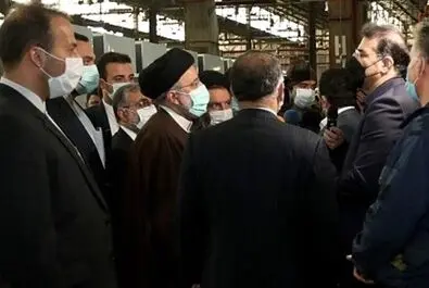 رئیسی در یخچال سازی