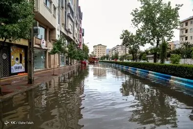 سیلاب در رشت