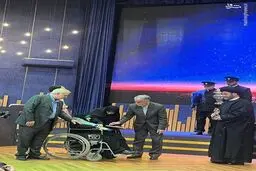 تصاویر تجلیل ازمادر شهید جمهور
