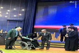 تصاویر تجلیل ازمادر شهید جمهور