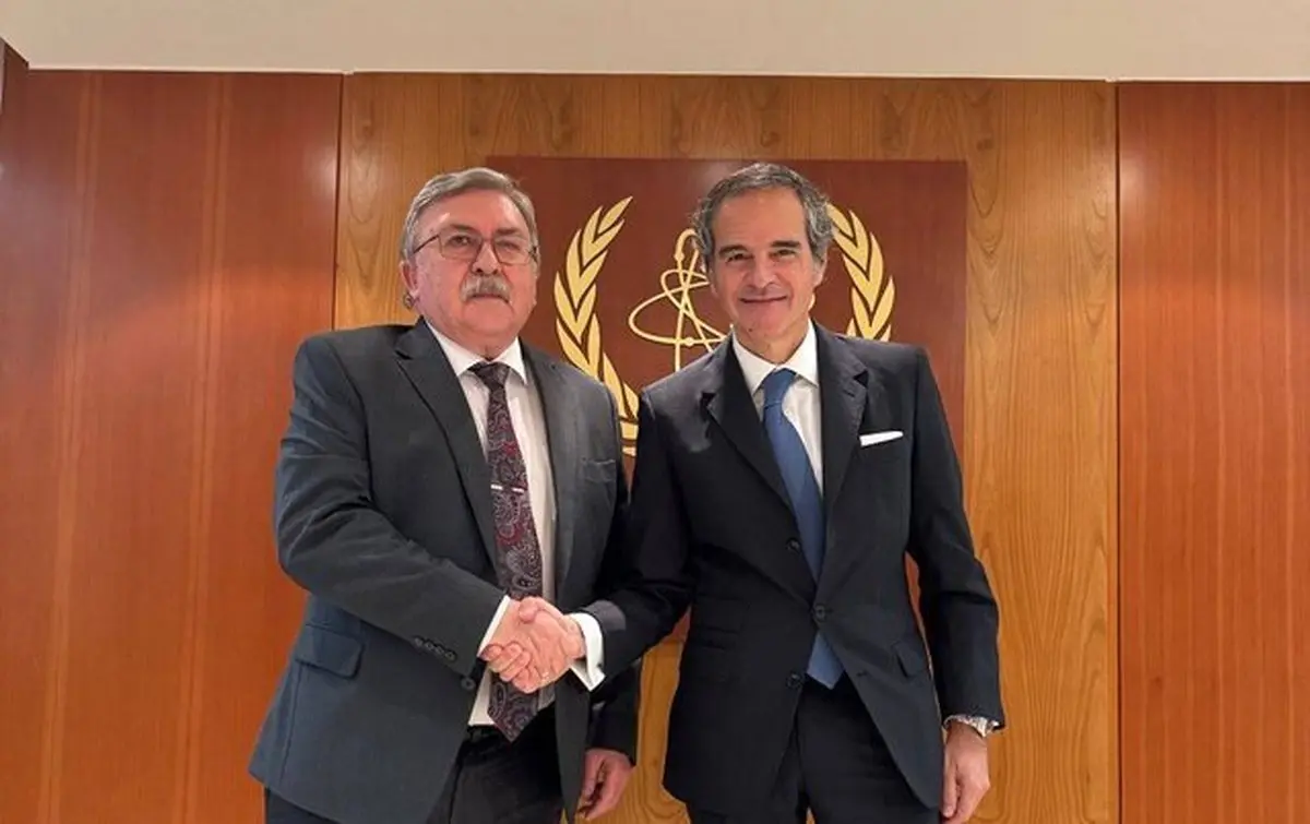 جلسه مهم گروسی درباره پرونده هسته ای ایران + عکس