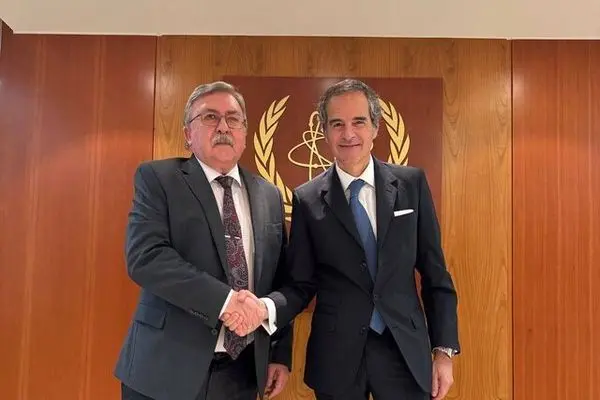 جلسه مهم گروسی درباره پرونده هسته ای ایران + عکس