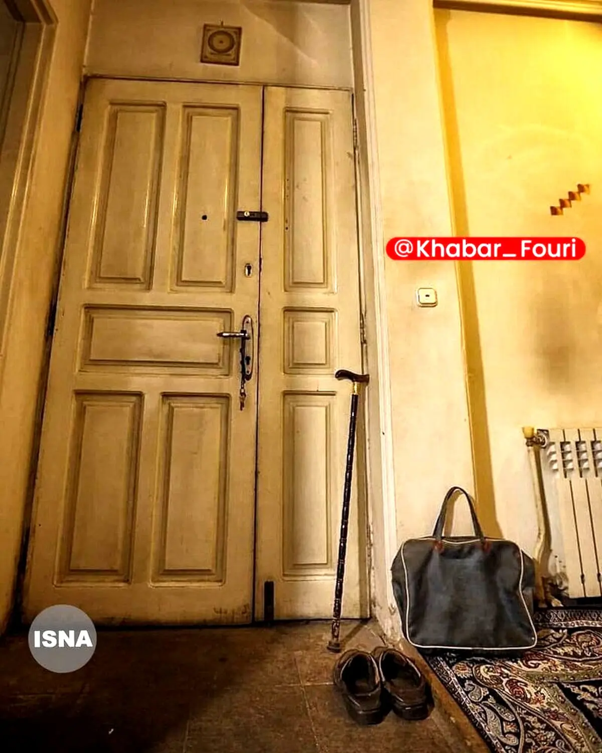 عکس عجیب و پر مفهوم از خانه علامه حکیمی