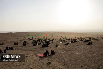 عزاداری سنتی در بیابان