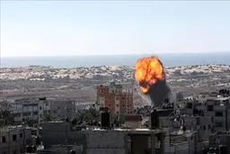 جنایات جدید اسرائیل در مناطق مسکونی شمال، مرکز و جنوب غزه