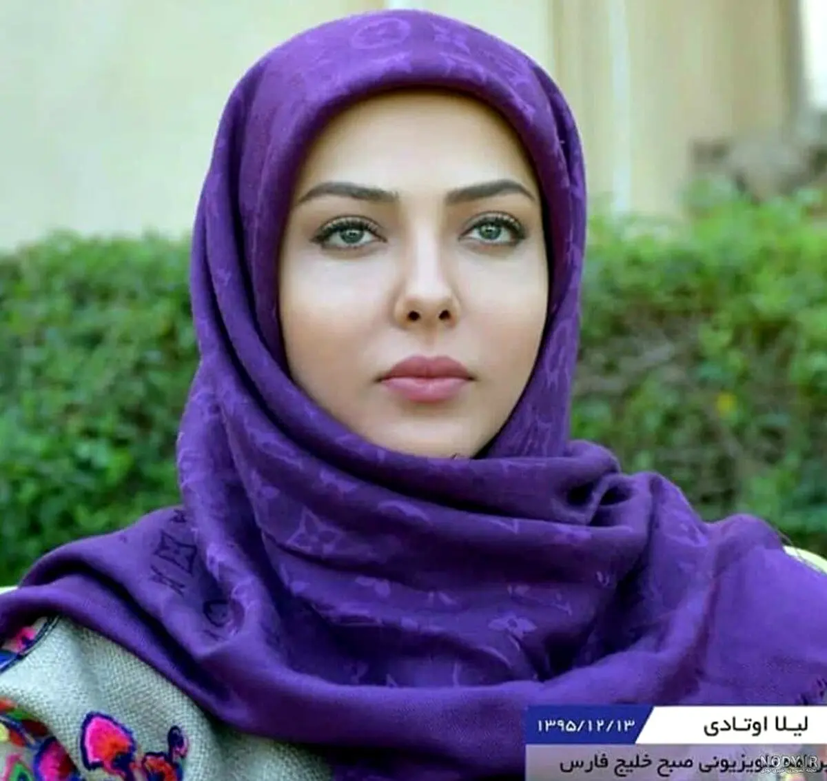 لیلا اوتادی و عکس زمستانه 