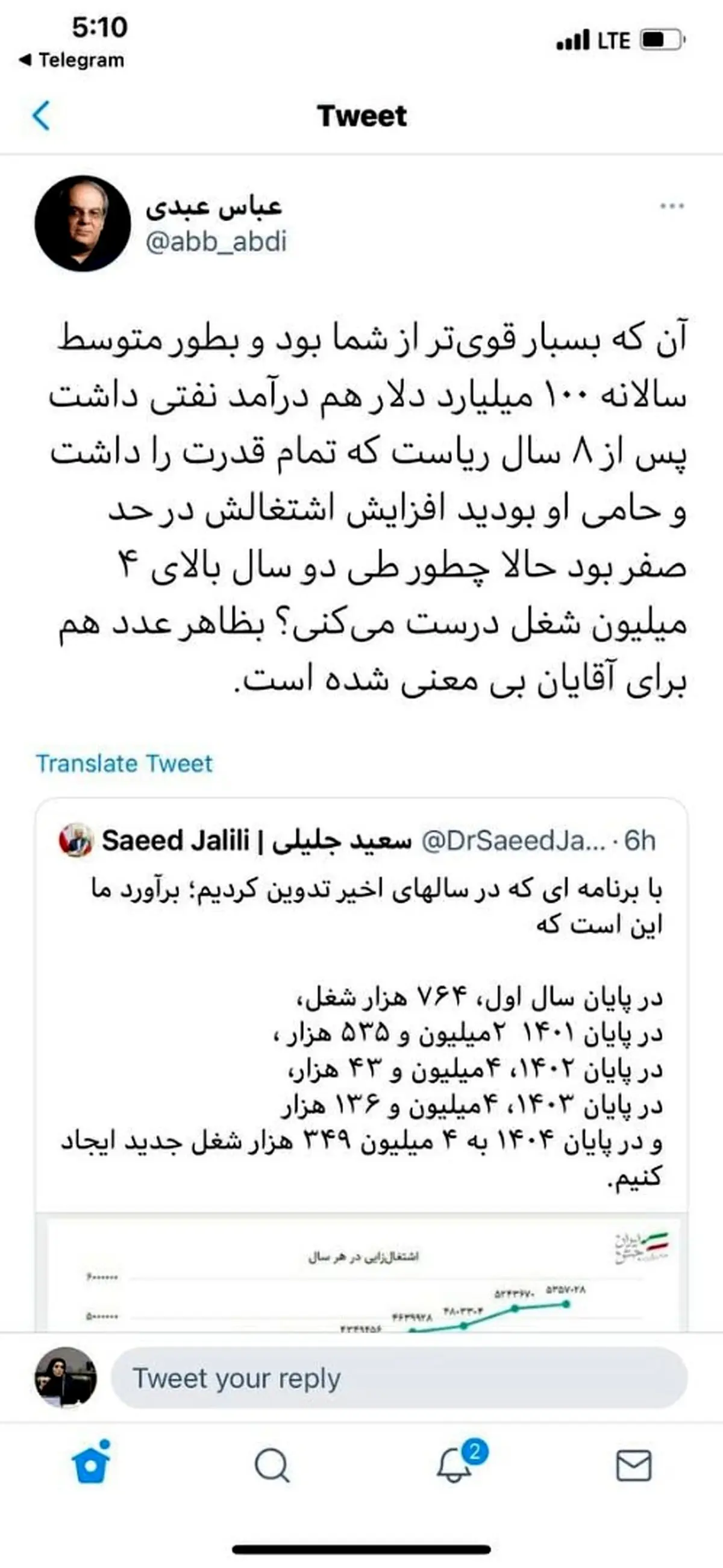 پاسخ جالب عباس عبدی به سعید جلیلی