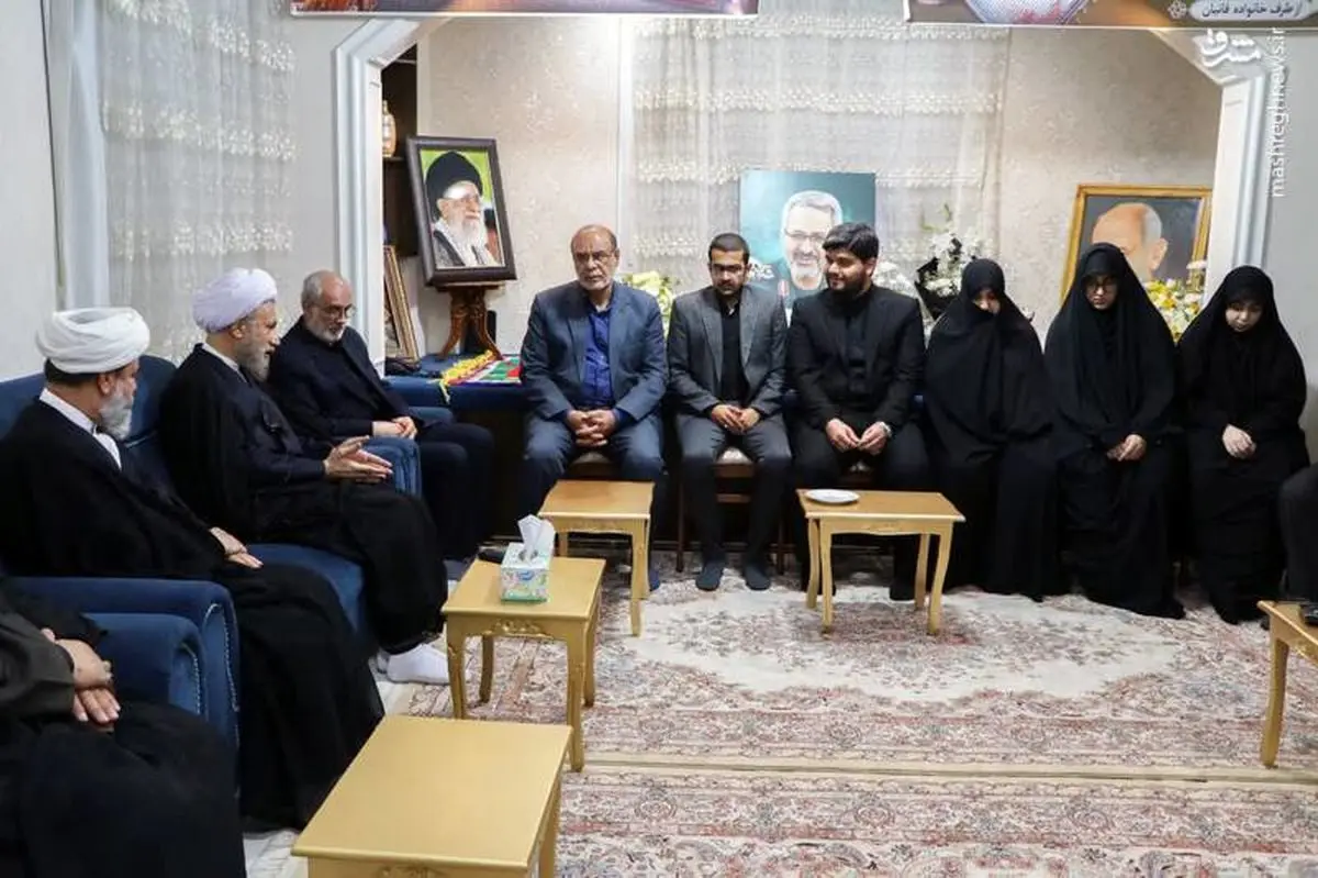 ابلاغ پیام رهبر انقلاب به خانواده سرلشکر شهید غیب‌پرور