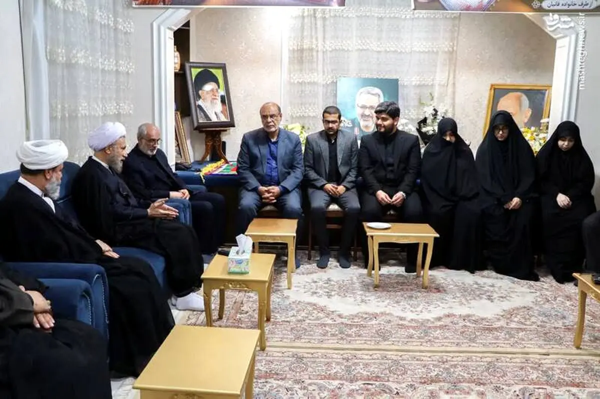 ابلاغ پیام رهبر انقلاب به خانواده سرلشکر شهید غیب‌پرور