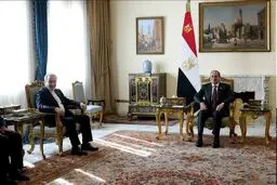 جزئیات دیدار عراقچی با رئیس‌جمهور مصر + عکس