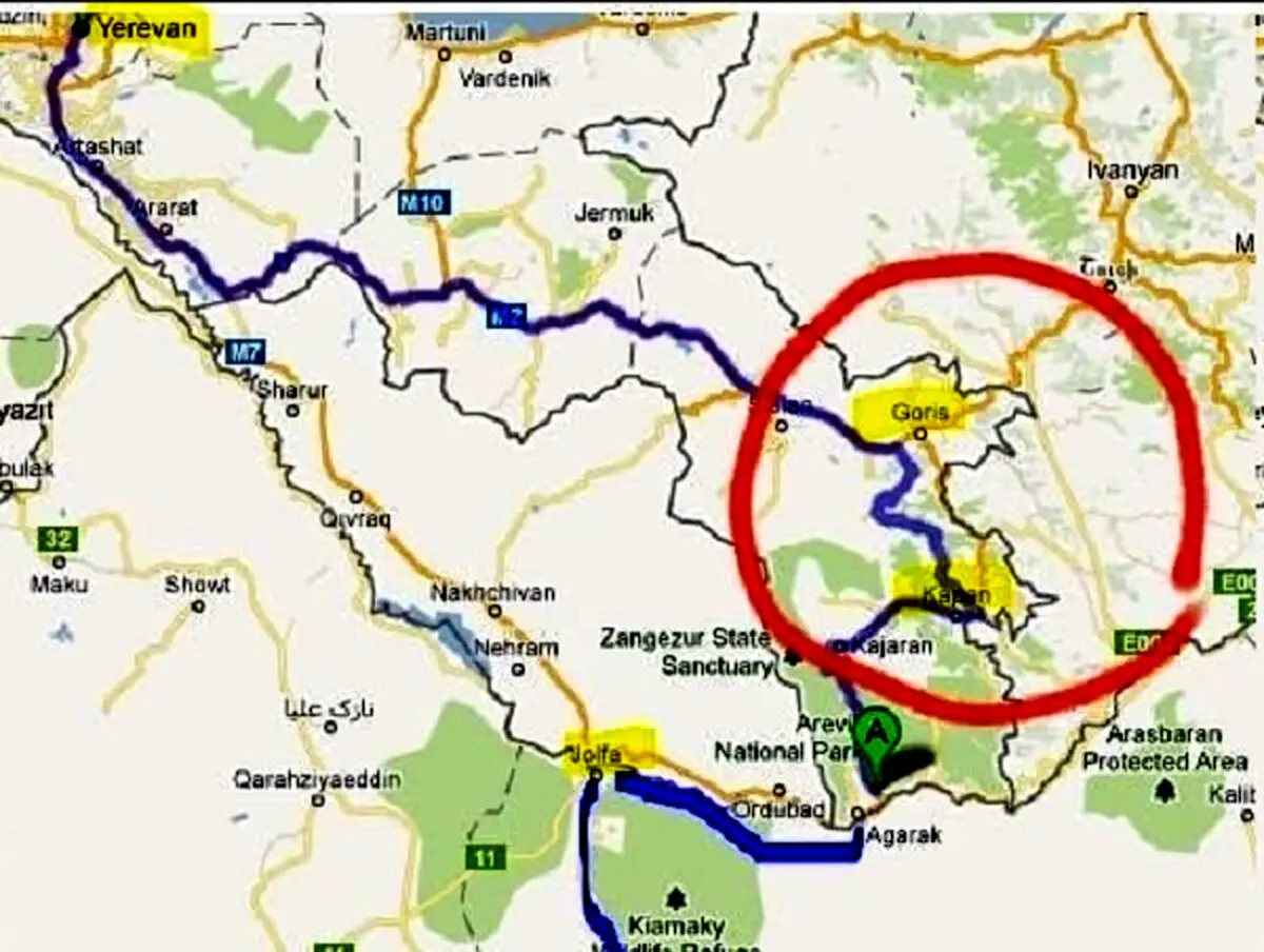 مشارکت ایران برای تکمیل جاده «تاتو» در ارمنستان| حذف آذربایجان از مسیر ترانزیتی ایران به اروپا