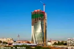 تایم لپس جالب از ساخت یک آسمان خراش