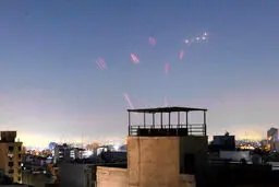 تصاویر فعال شدن قدرتمند سامانه پدافند تهران