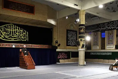 مراسم عزاداری رحلت رسول اکرم (ص) با حضور رهبر انقلاب