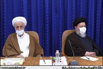 دیدار اعضای جامعه روحانیت مبارز با رییس جمهور