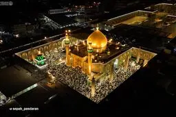 حرم نجف اشرف در شب عید سعید غدیر + تصاویر