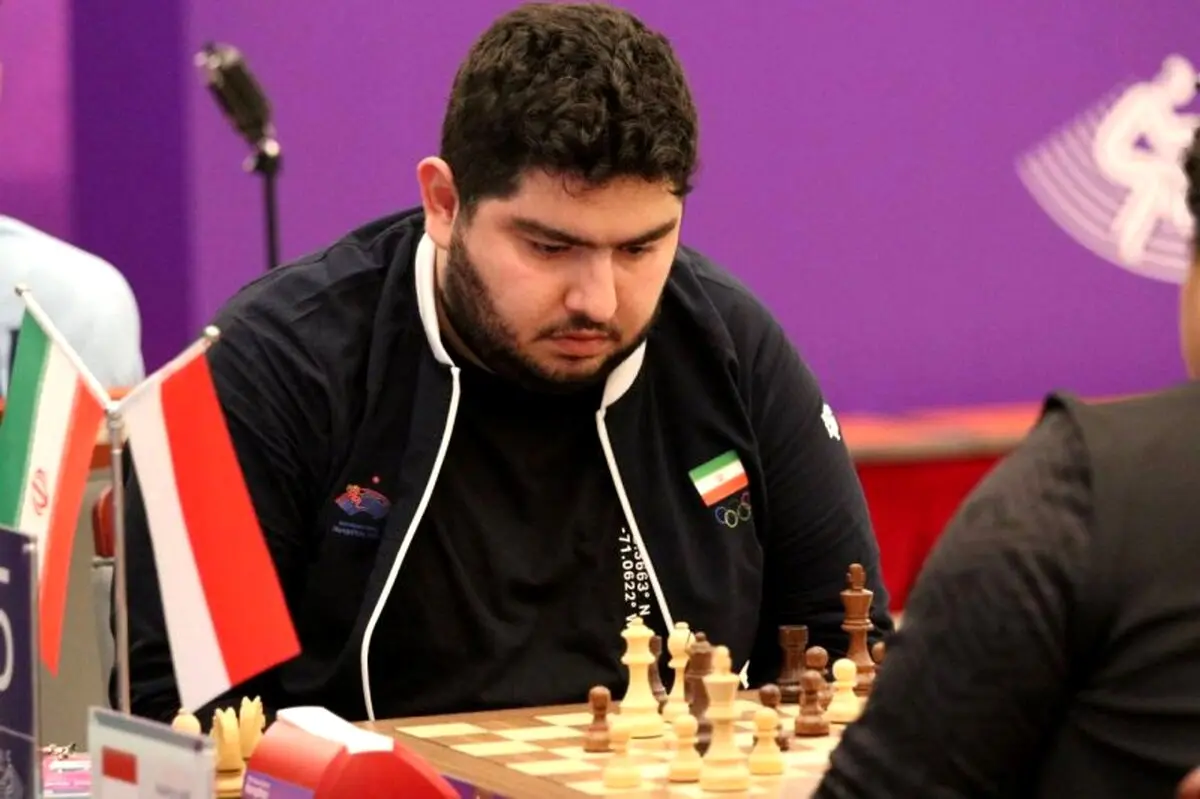 برد بزرگ شطرنج  ایران برابر  چین با درخشش پرهام