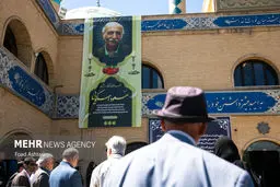 تصاویر مراسم تشییع پیکر زنده یاد مسعود اسکویی
